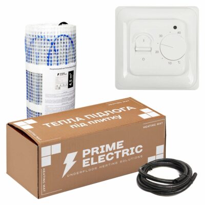 двухжильный нагревательный мат Prime Electric PM-175 + механический терморегулятор двухжильный нагревательный мат Prime Electric PM-175 + механический терморегулятор